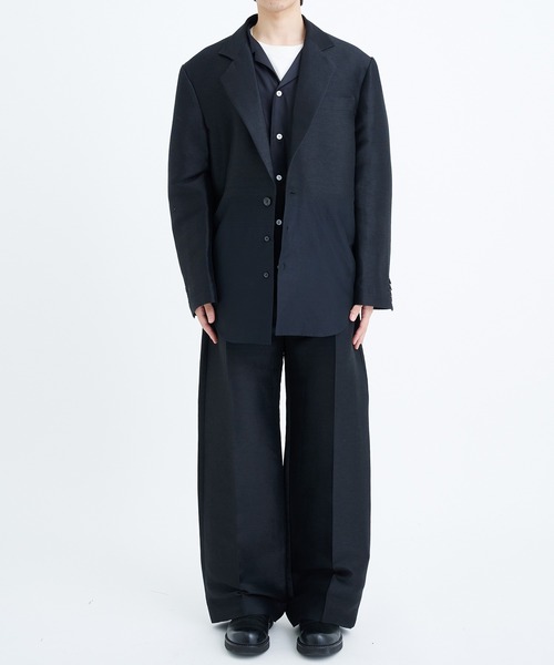 TAAKK(ターク)の「【TAAKK/ターク】TUCK IN PANTS(スラックス・メンズ・ブラック/ブルー・2/3)」の7枚目の写真