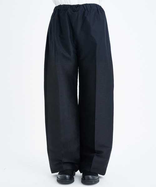 TAAKK(ターク)の「【TAAKK/ターク】TUCK IN PANTS(スラックス・メンズ・ブラック/ブルー・2/3)」の9枚目の写真