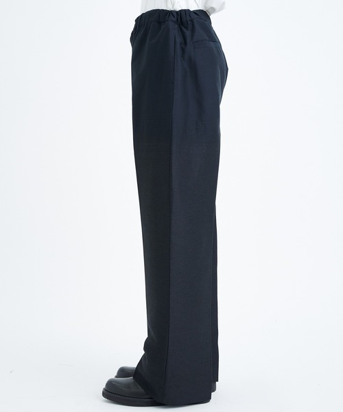 TAAKK(ターク)の「【TAAKK/ターク】TUCK IN PANTS(スラックス・メンズ・ブラック/ブルー・2/3)」の3枚目の写真