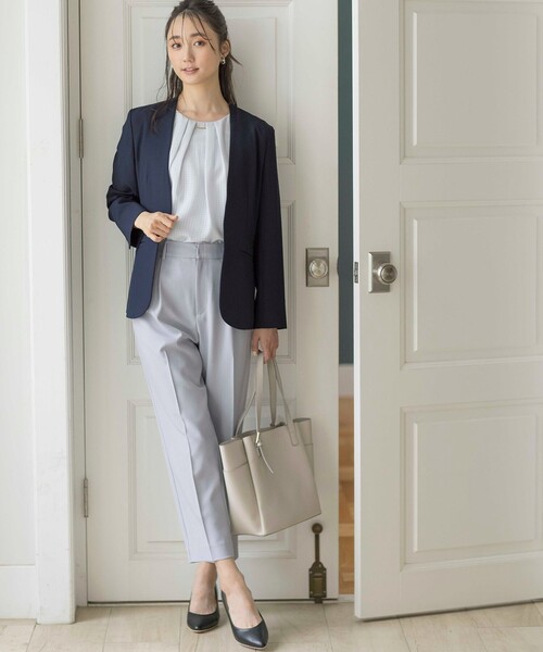 【セール】【UVカット / 接触冷感 / 吸水速乾】スマートビューティストレッチ ノーカラージャケット（ノーカラージャケット）｜any SiS（エニィスィス） dadidaworld.com