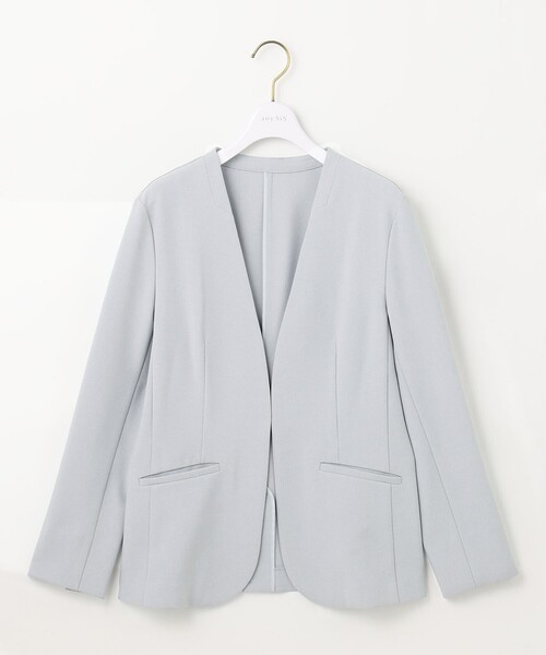 【セール】【UVカット / 接触冷感 / 吸水速乾】スマートビューティストレッチ ノーカラージャケット（ノーカラージャケット）｜any SiS（エニィスィス） dadidaworld.com