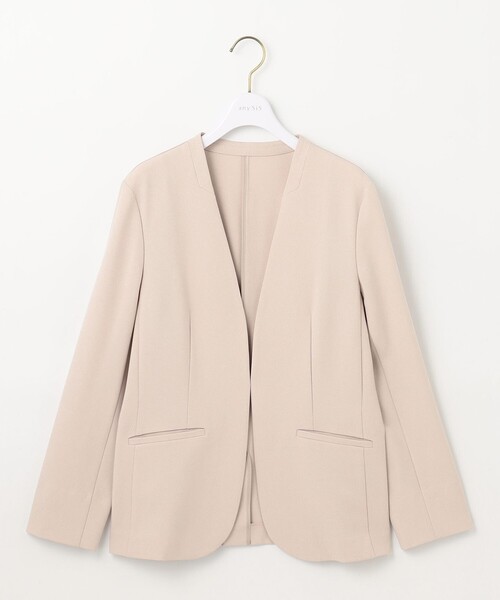 【セール】【UVカット / 接触冷感 / 吸水速乾】スマートビューティストレッチ ノーカラージャケット（ノーカラージャケット）｜any SiS（エニィスィス） dadidaworld.com