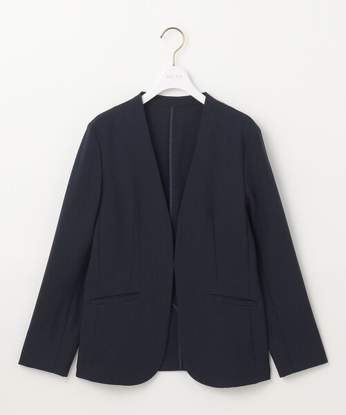 【セール】【UVカット / 接触冷感 / 吸水速乾】スマートビューティストレッチ ノーカラージャケット（ノーカラージャケット）｜any SiS（エニィスィス） dadidaworld.com