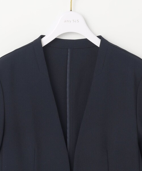 【セール】【UVカット / 接触冷感 / 吸水速乾】スマートビューティストレッチ ノーカラージャケット（ノーカラージャケット）｜any SiS（エニィスィス） dadidaworld.com