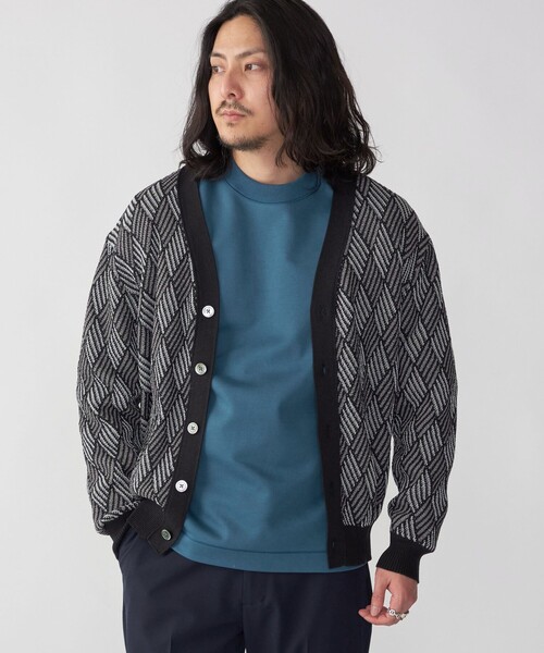 【セール】SHIPS: 〈手洗い可能〉ジオメトリック ジャカード カーディガン（カーディガン/ボレロ）｜SHIPS（シップス） 7,788円