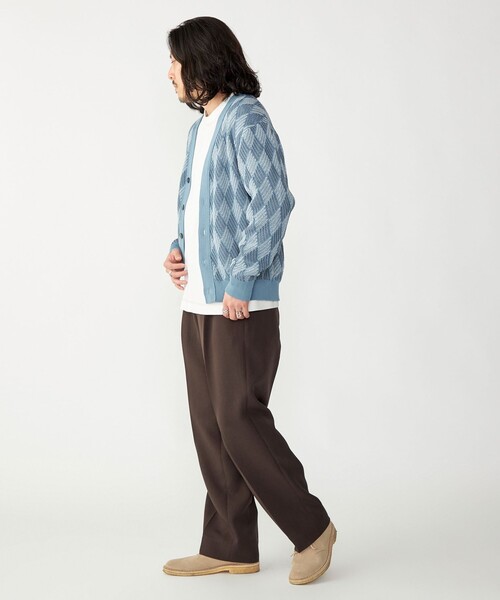 SHIPS(シップス)の「SHIPS: 〈手洗い可能〉ジオメトリック ジャカード カーディガン(カーディガン/ボレロ・メンズ・ブラック/スカイブルー/ベージュ・LARGE/MEDIUM/SMALL/X-LARGE)」の15枚目の写真