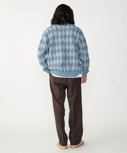 SHIPS(シップス)の「SHIPS: 〈手洗い可能〉ジオメトリック ジャカード カーディガン(カーディガン/ボレロ・メンズ・ブラック/スカイブルー/ベージュ・LARGE/MEDIUM/SMALL/X-LARGE)」の16枚目の写真