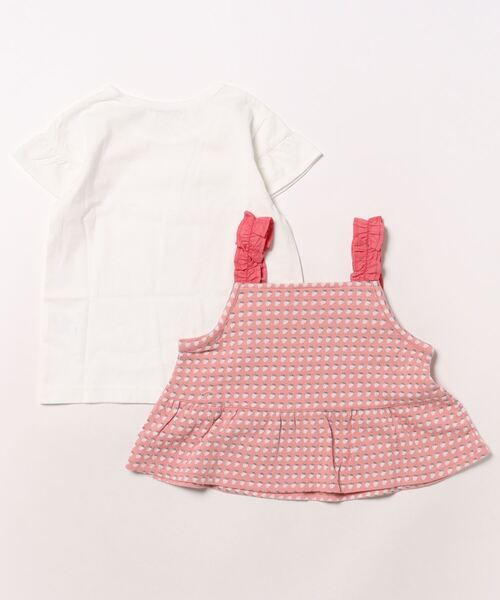 RAGMART（ラグマート）の「Ｔシャツ＆ベストセット（Tシャツ/カットソー・キッズ・ブラック/ピンク・130cm/120cm/110cm/100cm）」の5枚目の写真