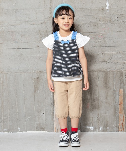 RAGMART（ラグマート）の「Ｔシャツ＆ベストセット（Tシャツ/カットソー・キッズ・ブラック/ピンク・130cm/120cm/110cm/100cm）」の9枚目の写真