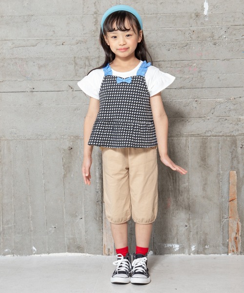 RAGMART（ラグマート）の「Ｔシャツ＆ベストセット（Tシャツ/カットソー・キッズ・ブラック/ピンク・130cm/120cm/110cm/100cm）」の8枚目の写真