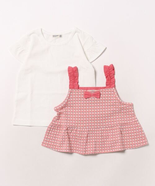 RAGMART（ラグマート）の「Ｔシャツ＆ベストセット（Tシャツ/カットソー・キッズ・ブラック/ピンク・130cm/120cm/110cm/100cm）」の11枚目の写真