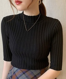 ニット/セーター（ブラック/黒色系・半袖）ファッション通販 - ZOZOTOWN