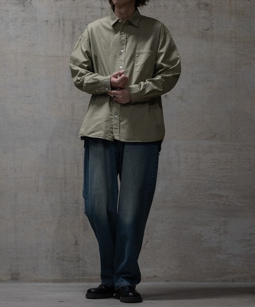 【セール】【i】サンドウォッシュツイル レギュラーカラー ルーズシャツ（シャツ/ブラウス）｜JOHN'S CLOSET（ジョンズクローゼット） mdprevattcaulkingandwaterproofing.com