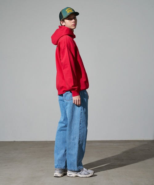Levi's(リーバイス)の「Levi's/リーバイス GOLD TAB(TM) フーディー レッド URBAN RED(パーカー・メンズ・レッド・S/M/L/XL)」の12枚目の写真