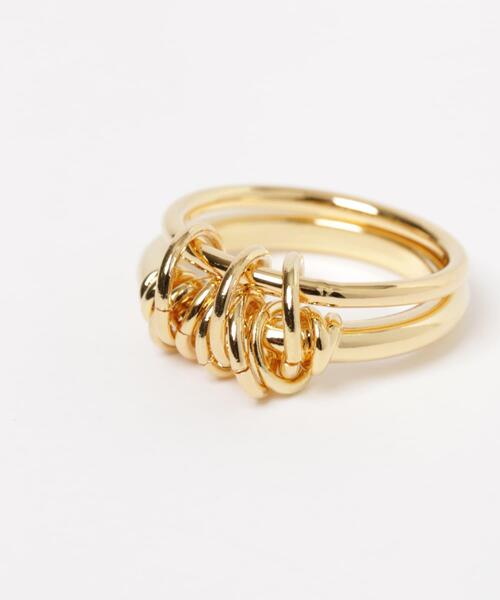 LAPUIS（ラピュイ）の「Lapuis　COIL DOUBLE リングA（リング・レディース・ゴールド/その他1・9/11）」の5枚目の写真