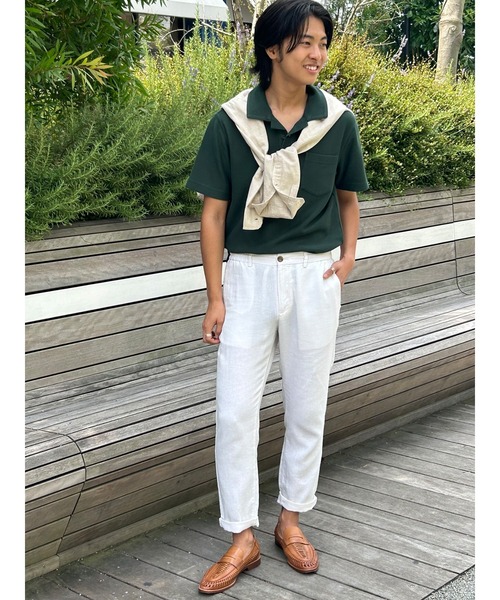 バナナリパブリック　ブラックアイリッシュリネンシャツ 00s BANANA REPUBLIC Irish Linen S/S Shirt 黒 L バナナリ