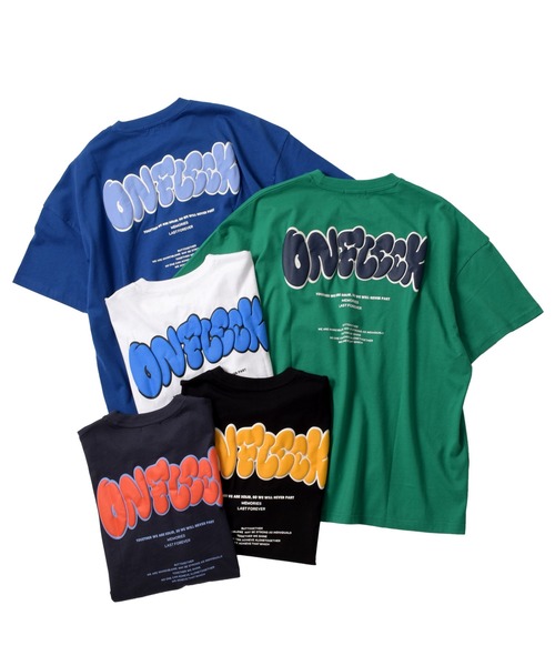 XLARGE バックグラフィック 半袖Ｔシャツ 色褪せ感がおしゃれ◎ STREET】バックグラフィック発泡プリントビッグ半袖Tシャツ（T