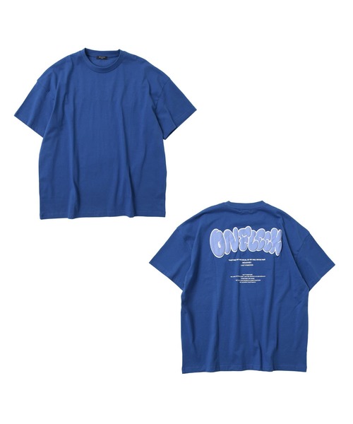 GLAZOS（グラソス）の「【STREET】バックグラフィック発泡プリントビッグ半袖Tシャツ（Tシャツ/カットソー・キッズ・ネイビー/グリーン/ホワイト/ブルー/ブラック・140cm/150cm/160cm/170cm/130cm）」の7枚目の写真