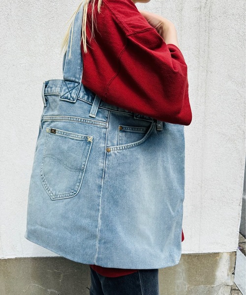Lee（リー）の「LEE / リメイク デニム トートバッグ（トートバッグ・レディース・ブルー系その他/ワンウォッシュ・ONESIZE）」の9枚目の写真