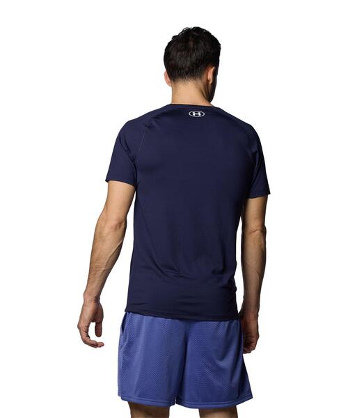 UNDER ARMOUR(アンダーアーマー)の「UAヒートギア フィッティド ショートスリーブ シャツ(トレーニング/メンズ)(Tシャツ/カットソー・メンズ・ネイビー・XL/S/M/2XL/L/3XL)」の2枚目の写真