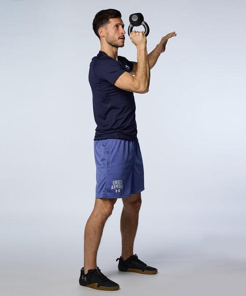 UNDER ARMOUR(アンダーアーマー)の「UAヒートギア フィッティド ショートスリーブ シャツ(トレーニング/メンズ)(Tシャツ/カットソー・メンズ・ネイビー・XL/S/M/2XL/L/3XL)」の6枚目の写真