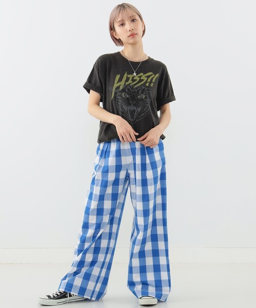 UNISEX〉HISS Tシャツ（Tシャツ/カットソー）｜mmts（マミタス