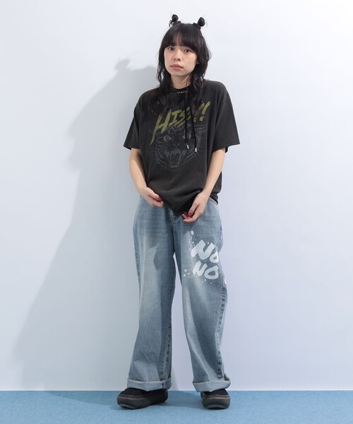 mmts（マミタス）の「〈UNISEX〉HISS Tシャツ（Tシャツ/カットソー・レディース・ブラック/ホワイト・SMALL/MEDIUM/LARGE/X-LARGE）」の10枚目の写真