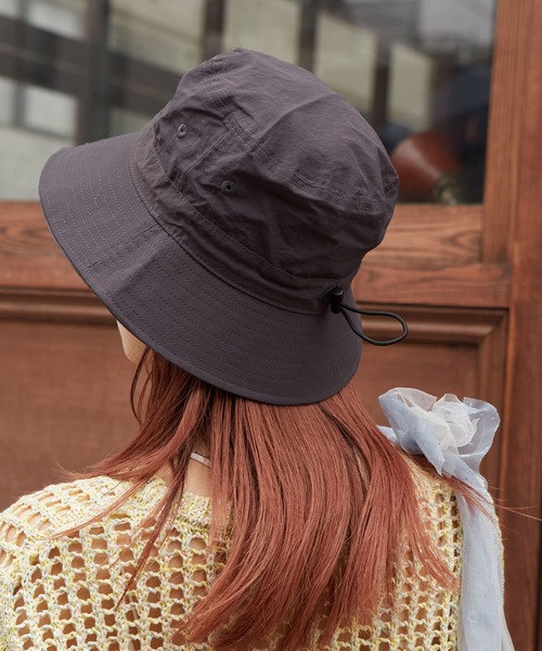 w closet（ダブルクローゼット）の「【UVケア付き】バケットハット（ハット・レディース・グレー/ブラック・FREE）」の11枚目の写真