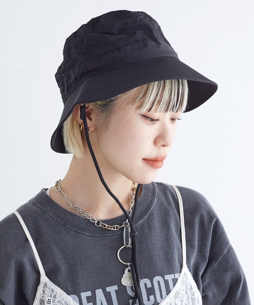 w closet（ダブルクローゼット）の「【UVケア付き】バケットハット（ハット・レディース・グレー/ブラック・FREE）」の15枚目の写真