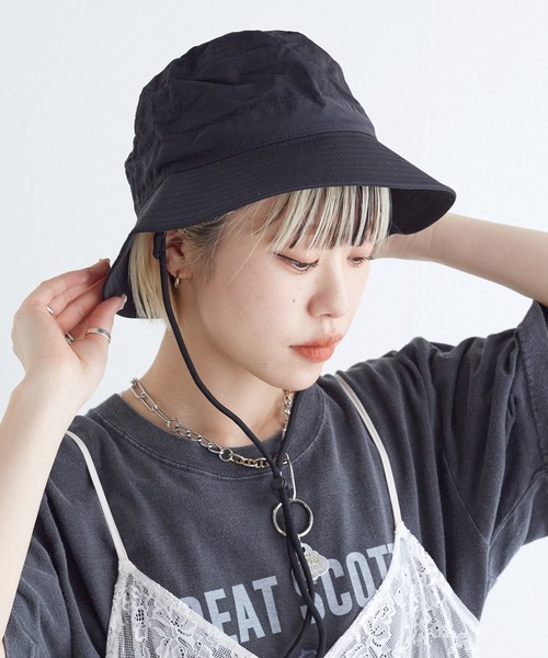 w closet（ダブルクローゼット）の「【UVケア付き】バケットハット（ハット・レディース・グレー/ブラック・FREE）」の18枚目の写真