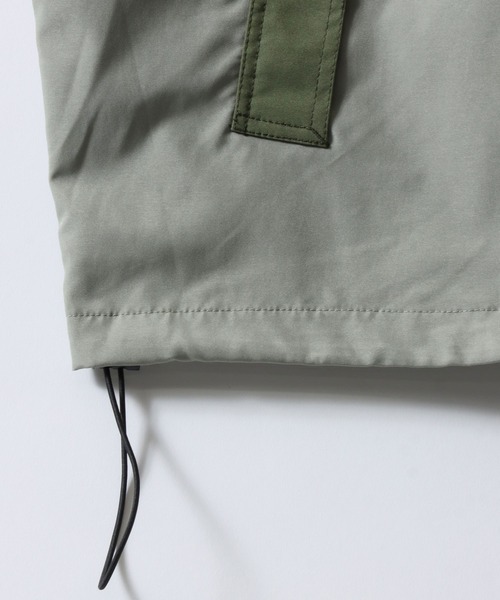 SITRY(シトリー)の「Stand Anorak Jacket/アノラックジャケット トラックジャケット ハーフジップ スタンドネック プルオーバー(ブルゾン・メンズ・グレー系その他/グリーン系その他/ブラック・L/LL/M)」の11枚目の写真