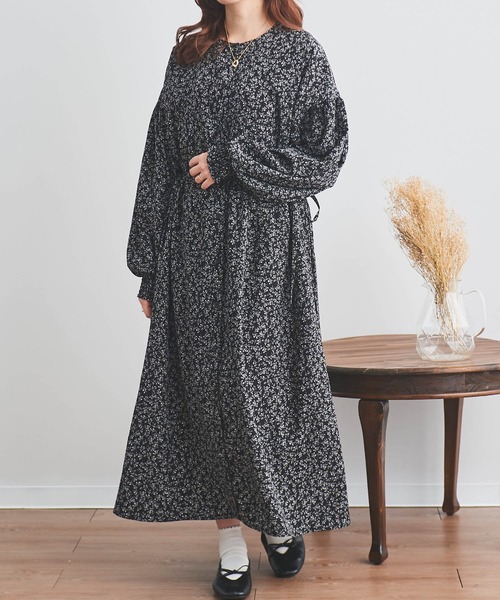 mil（ミル）の「【150㎝前後の小柄さんサイズ】小花柄ドロスト