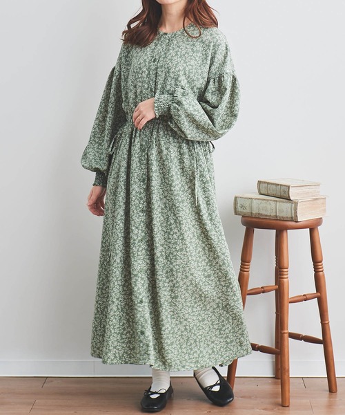 mil（ミル）の「【150㎝前後の小柄さんサイズ】小花柄ドロスト