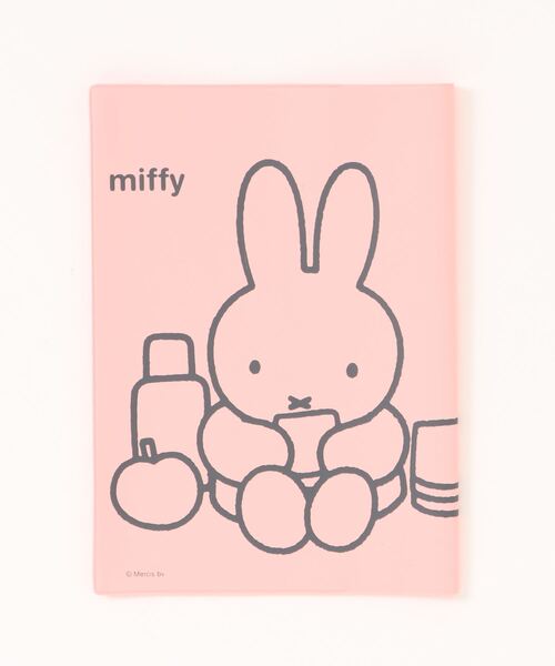 Miffy（ ミッフィー）の「【 miffy 】 ＰＶＣブックカバー（本・レディース・ピンク/パープル/ブルー/グレー・FREE）」の4枚目の写真