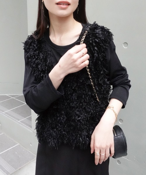 CORNERS（コーナーズ）の「フリンジ2wayベスト（ベスト）」 - WEAR