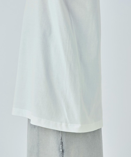 TOGA（トーガ）の「Print T-shirt（Tシャツ/カットソー・メンズ・ブラック/ホワイト・L/XL）」の12枚目の写真