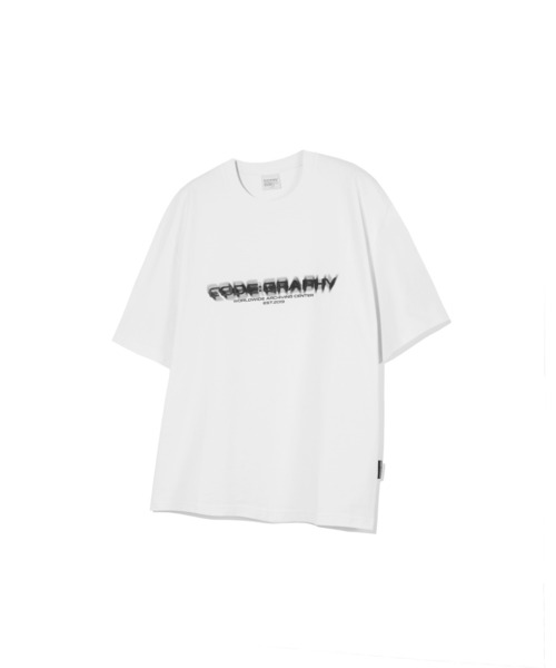 codegraphy(コードグラフィー)の「Code:graphy Lettering SHORT SLEEVE T-Shirt(Tシャツ/カットソー・メンズ・ブラック/ホワイト・LARGE/MEDIUM/SMALL)」の14枚目の写真
