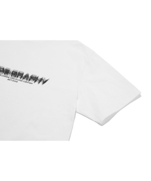 codegraphy(コードグラフィー)の「Code:graphy Lettering SHORT SLEEVE T-Shirt(Tシャツ/カットソー・メンズ・ブラック/ホワイト・LARGE/MEDIUM/SMALL)」の5枚目の写真