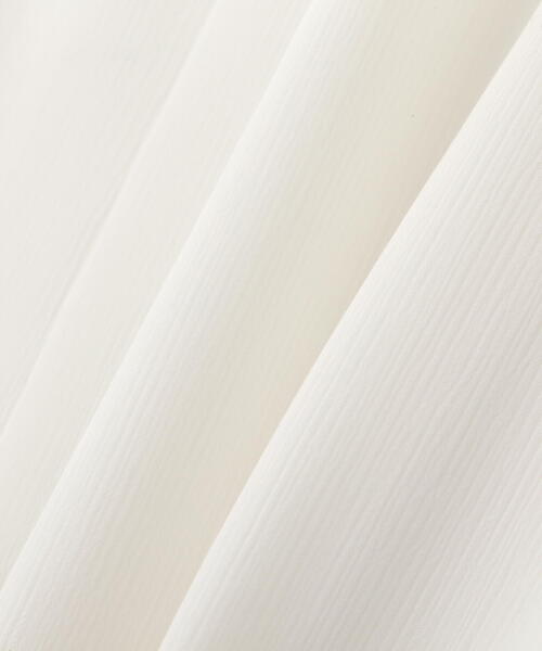 PROPORTION BODY DRESSING(プロポーションボディドレッシング)の「楊柳ラッフルブラウス / 1214110503(シャツ/ブラウス・レディース・イエロー/ホワイト/ブルー・SMALL/MEDIUM)」の8枚目の写真