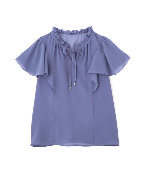 PROPORTION BODY DRESSING(プロポーションボディドレッシング)の「楊柳ラッフルブラウス / 1214110503(シャツ/ブラウス・レディース・イエロー/ホワイト/ブルー・SMALL/MEDIUM)」の19枚目の写真