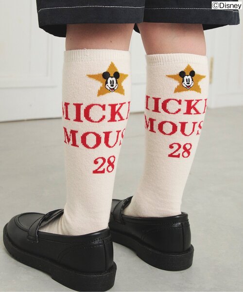 apres les cours（アプレレクール）の「ディズニーキャラクターアソートソックス（ソックス/靴下・キッズ・オフホワイト/エメラルド/レッド/アイボリー/ブラック・12/15 /18/21）」の3枚目の写真