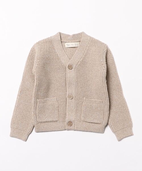 【セール】★Rylee＋Cru★button cardigan || putty（その他ベビー用品）｜Rylee + Cru（ライリーアンドクルー）