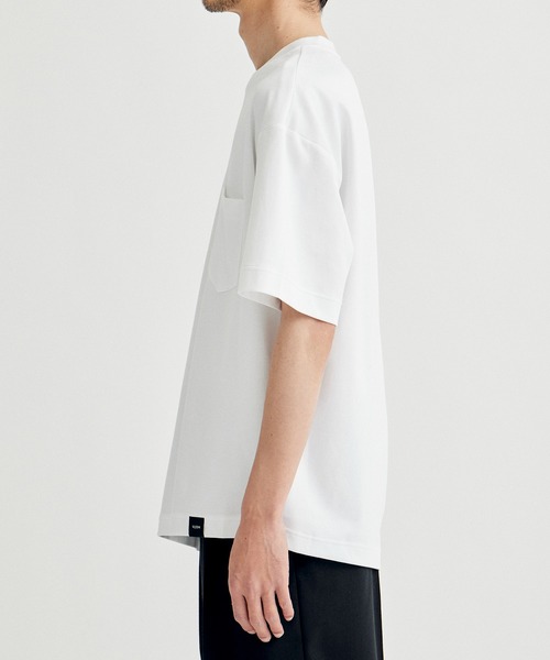 UJOH HOMME / ウジョーオム】Slit Half Sleeve T/スリットハーフ