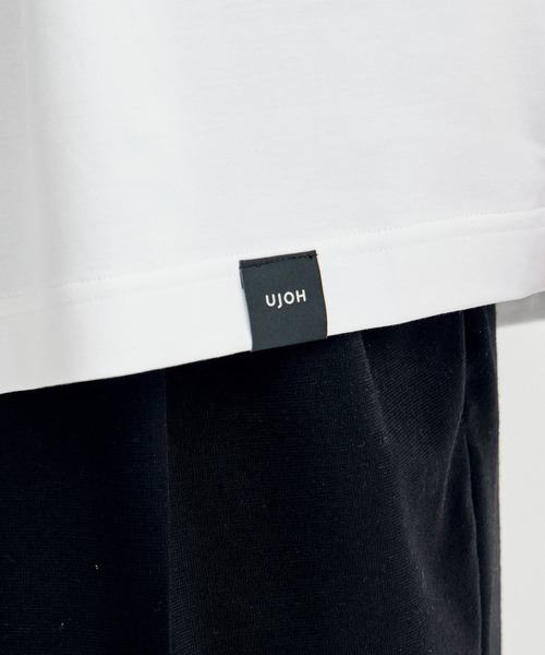 UJOH HOMME / ウジョーオム】Slit Half Sleeve T/スリットハーフ