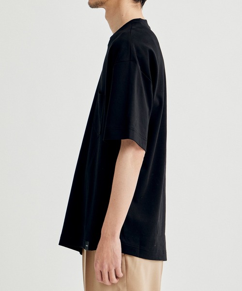 UJOH HOMME / ウジョーオム】Slit Half Sleeve T/スリットハーフ