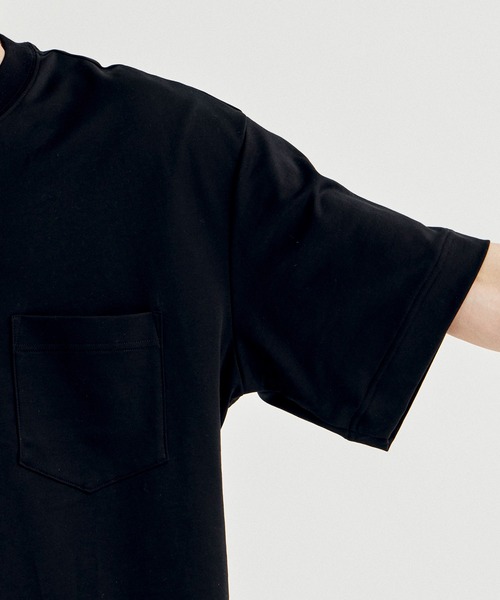 UJOH HOMME / ウジョーオム】Slit Half Sleeve T/スリットハーフ