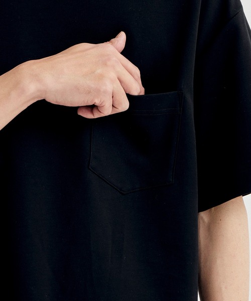 UJOH HOMME / ウジョーオム】Slit Half Sleeve T/スリットハーフ