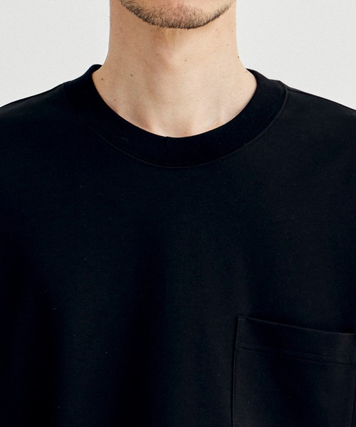 スリットスリーブTシャツ【UJOH】 UJOH HOMME / ウジョーオム】Slit Half Sleeve T/スリットハーフ