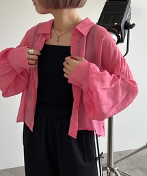 クロップドシアーシャツ【ZOZOTOWN限定アイテム】