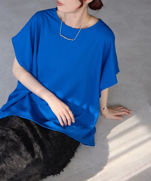 セール】フレンチスリーブプルオーバー（Tシャツ/カットソー）｜＆HALF